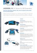 ADDERLINK X Series X-100 Extenders