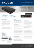 ADDERView AVS Range