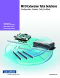 MI/O Extension Single Board Computers MI/O Modular Systems MI/O Extension Modules MI/O Extension Total Solutions Configurable, Fanless, Fully Certified