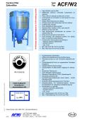 Cyclone filter type ACF/W2