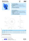 High pressure fan type HV