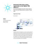 Automated alternating column regeneration on the Agilent 1290 Infinity LC