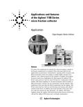 Applications and features of the Agilent 1100 Series micro fraction collector