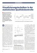Visualisierungstechniken in der statistischen QuatitÃ„tskontrolle