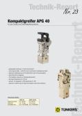 Kompaktgreifer APG 40   für den Einsatz bei Robotergreifersystemen