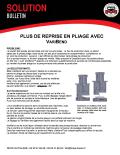 SOLUTION BULLETIN   PLUS DE REPRISE EN PLIAGE AVEC VARIBEND