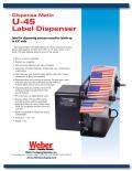 Dispensa-Matic  U-45  Label Dispenser