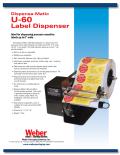 Dispensa-Matic  U-60 Label Dispenser