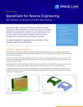 Data Sheet SpaceClaim for Reverse Engineering 