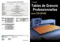 Tables de Gravure Professionnelles  EGX-600/400