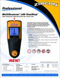 MultiScanner ® x85 OneStep® Center-Finding Stud, Water-filled Plastic Pipe, and AC Finder