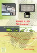 Phare à LED Universelle - 500 Lumens