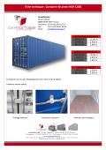 Container 40 pieds HIGH CUBE