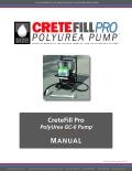 CreteFill Pro GC 6 Pump Manual