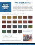 RetroPlate Dye Color Chart