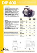 Portable rotative oil sealed vacuum pump DIP 400