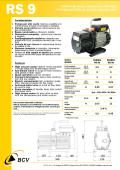 Portable rotative oil sealed vacuum pump RS9