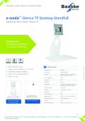 e-medic™ Silence TP Desktop-Standfuß