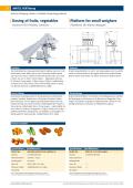 Dosing of fruits, vegetables