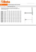 950 T-handle hexagon socket wrenches