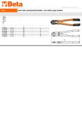 1101 bolt cutter phosphatized blades and rubber grip handles