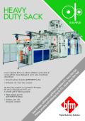 Heavy duty sack (F.F.S.)  Production line for heavy duty printed and embossed sacks