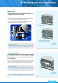PTFE-menbrane housings options