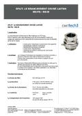 SPLITMS-PG / MS-M LE BRANCHEMENT DIVISÉ LAITON