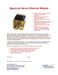 Spectrum Server Ethernet Module
