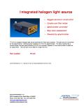 Integrated halogen light source