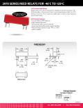 2970 Series Reed Relays