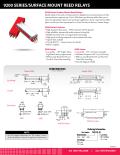 9200 SERIES/SURFACE MOUNT REED RELAYS