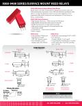 9300-9400 SERIES/SURFACE MOUNT REED RELAYS