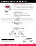 9814 , 9852 SURFACE MOUNT REED RELAYS