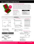 B41 4-CHANNEL RF REED RELAYS