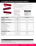 CT10 SERIES ENCAPSULATED MOLDED SWITCH