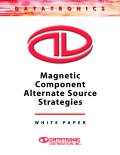 Magnetic Component Alternate Source Strategies