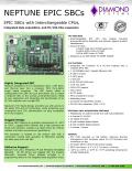NEPTUNE EPIC SBCs EPIC SBCs with Interchangeable CPUs, integrated data acquisition, and PC/104-Plus expansion