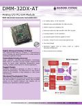 Analog I/O PC/104 Module With Advanced Automatic-Autocalibration