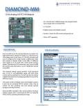 DIAMOND-MM 12-bit Analog I/O PC/104 Module