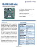 DIAMOND-MM 12-bit Analog I/O PC/104 Module