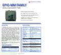 GPIO-MM FAMILY DIGITAL I/O AND COUNTER / TIMER