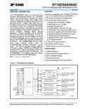 ST16C654/654D 2.97V TO 5.5V QUAD UART WITH 64-BYTE FIFO