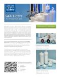 GGD Capsule Filters Pleated Fiberglass Depth Media