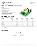 SERIES: VOF-10 │ DESCRIPTION: AC-DC POWER SUPPLY