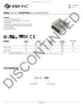 SERIES: VGD-30 │ DESCRIPTION: AC-DC POWER SUPPLY