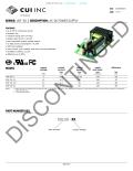 SERIES: VOF-50 │ DESCRIPTION: AC-DC POWER SUPPLY