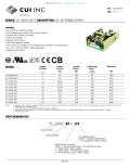 SERIES: VF-S250-XXA │ DESCRIPTION: AC-DC POWER SUPPLY