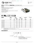 SERIES: VF-S320-XXA │ DESCRIPTION: AC-DC POWER SUPPLY