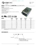 SERIES: VF-S320-XXA-CF │ DESCRIPTION: AC-DC POWER SUPPLY